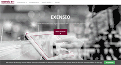 Desktop Screenshot of exensio.de