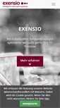 Mobile Screenshot of exensio.de